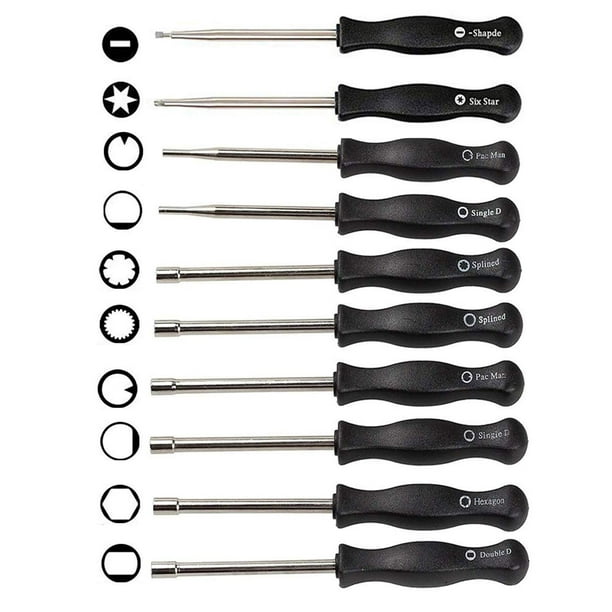 Rongsi 10 Pcs Carburetor Adjustment Tool Screwdriver Kit for Common 2