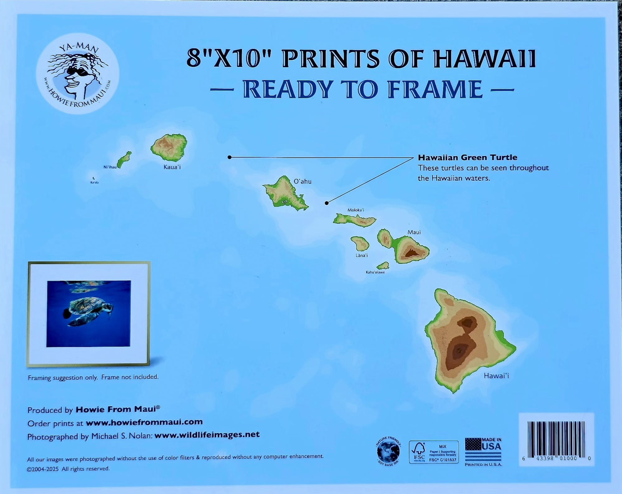 8" X 10" Color Prints with Gloss Lamination