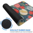 thumbnail image 6 of Long Mouse Pads for Desk,Pioneer Flower Floral Print Pattern Desk Mats on Top Of Desks, Desk Mouse Pad Extra Large with 3mm Non-Slip Base and Stitched Edge for Gaming,Office,Work,Home 35.4"x15.7", 6 of 6