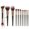 thumbnail image 3 of Makeup Brush Set 10 Piece Soft Foundation Powder Eyeshadow Concealer Face Cosmetic Tools Kit for Application 10PCS, 3 of 4