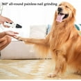 thumbnail image 5 of YUSUIYI Dog Nail Grinder,Rechargeable Quiet Painless Pets Paws Grooming & Smoothing Tool,2-Speed (6050-7700RPM) & Quick Sensor  for Dogs & Cats, 5 of 11