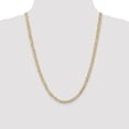 thumbnail image 2 of 14K Yellow Gold bracelet Curb chain Concave 24 in 4.5 mm, 2 of 5