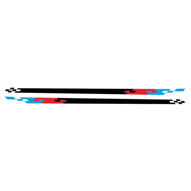 Universal Car Sticker Three Colors Strip Style Racing Car Body Side Decal for All Cars Decal