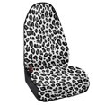 thumbnail image 2 of FUIALDOLG Car Seat Towel Cover, Compatible with Truck Seat Van, Terry Cloth Car Seat Cover for Trucks Cars, Black White Leopard Print Design Design, 2 of 7