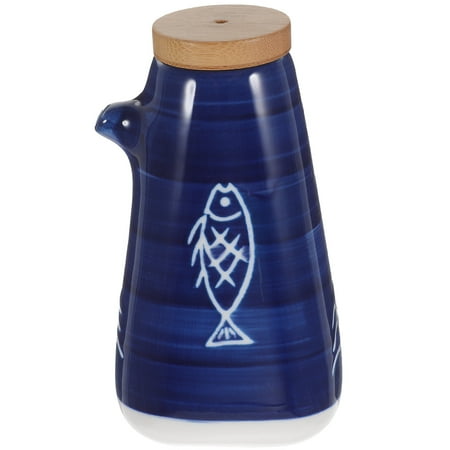 

Soy Sauce Dispenser Japanese Style Sauce Bottle Ceramic Soy Sauce Bottle Kitchen Vinegar Dispenser