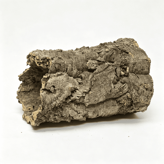 BPPEG Natural Full Cork Round Reptile Hideaway, Snake Hide for Terrarium, Cork Bark for Gecko Tank Accessories