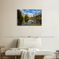 thumbnail image 2 of Elephant Stock Calm Merced River Wall Art - Horizontal Canvas Wall Art - Living Room Wall Decor - Nature Canvas - Gray And Brown Decor - 30" x 20", 2 of 8
