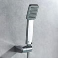 thumbnail image 3 of Pressure Water Saving Shower Head - Universal Hand Shower 1/2 Inch Interface,square,chrome (g1/2), 3 of 5