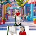 thumbnail image 6 of Miniature Model Train Fairy Garden Figure Resin Construction for Architectural Model Scene Layout, 6 of 9