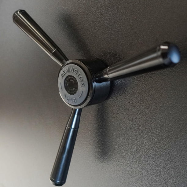 Poignée De Rechange Pour Coffre-fort à Armes - Finition Chromée Mate - Forme L - Marque MOUNTPARTS