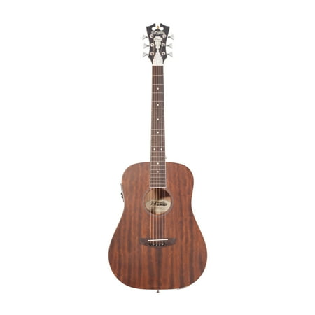 D'Angelico Premier Niagra Acoustic-Electric Guitar - Natural Mahogany