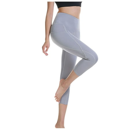 

Timegard Women s High Waist Pocket Yoga Pants Running Fitness Pants Sports Pants