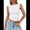 White, variant on Sexy Sleeveless Vest Gray S