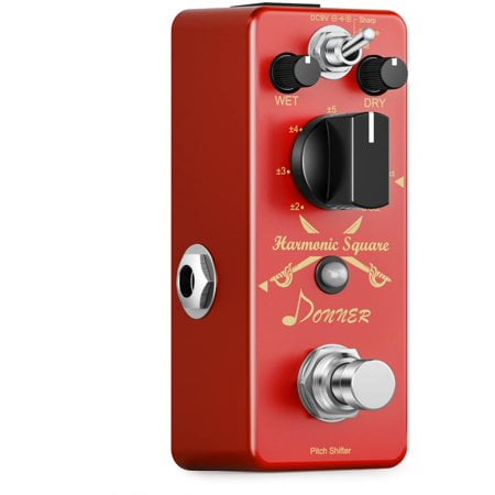 Donner Octave Guitar Pedal, Harmonic Square Digital Octave