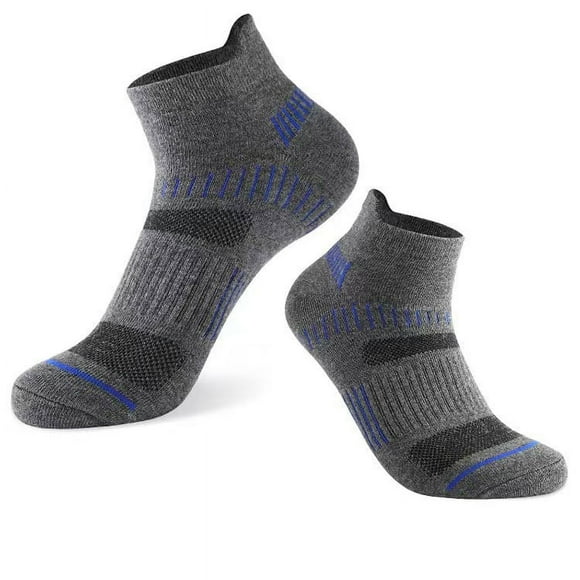 Namzi 6 Paires de Chaussettes Invisibles pour Femmes et Hommes, Coupe Basse, Cheville Courte, Antidérapantes, Athlétiques, Course à Pied, Nouveauté, Décontractées, Doublure Invisible, Gris Foncé