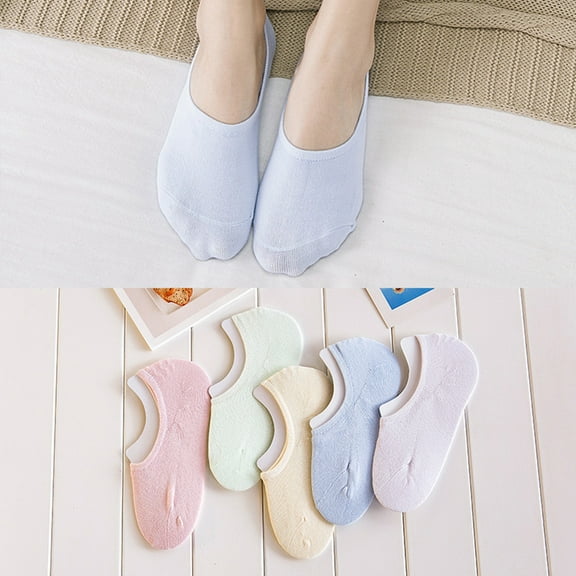 SOPOTUTU 12 Pairs Sport Socks Women Invisible Non Slip Sweat Absorbing Breathable Odor Free Assorted