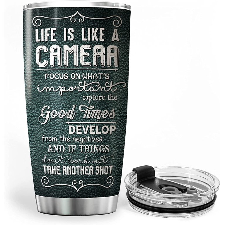 Life is Like a Camera Mason Jar – Tumbler Hustler