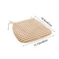 thumbnail image 3 of JoyMoreHome Square Chair Pad 18.50x17.72in, Soft and Comfy Non-Slip Chair Cushion, Indoor Outdoor Seat Cushion, 3 of 6
