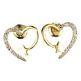 thumbnail image 1 of 1 par de arete corazón, joyería clásica de moda, pequeños de corazón, para cumpleaños / Nad, para Sunnimix Pendientes Stud, 1 of 8