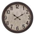 thumbnail image 2 of Monarch Specialties I 9054 - Clocks, 20" Round, Wall Clock, Antique Brown, Transitional, 2 of 4