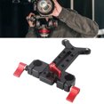 thumbnail image 1 of Lens Support, 15mm Rod Hole Light Weight 2kg Bearing Height Adjustable Aluminum Alloy High Strength Lens Bracket With Pulley For Camera, 1 of 8