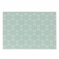 thumbnail image 1 of Ivory and Blue Cutting Board, Monochrome Stars and Lattice Design Inspired Pattern Floral Shapes, Decorative Tempered Glass Cutting and Serving Board, Small Size, Pale Blue and Ivory, by Ambesonne, 1 of 1
