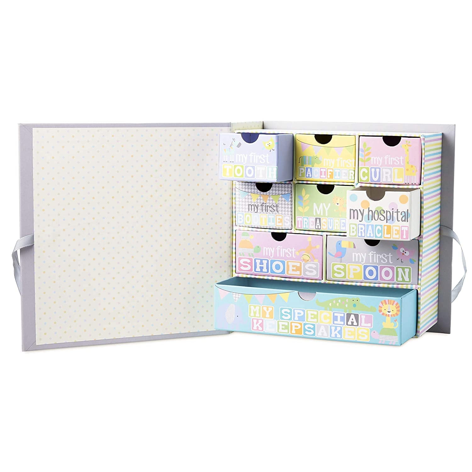 High quality new Baby's 1st Milestone Keepsake Memory Box with 9