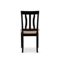 thumbnail image 5 of East West Furniture  5 Piece Dining Room Table Set- a Rectangle Table and 4 Faux Leather Chairs, Black (Seat Options) LGAN5-BLK-C, 5 of 5