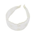 thumbnail image 1 of 1 Pc Banda de Pelo Ancha de Encaje Vintage Elegante de Moda para Mujeres y Niñas Blanca, 1 of 3
