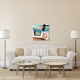 thumbnail image 2 of Global Gallery's 'Aventure I' by Teo Vals Perelli Stretched Canvas Wall Art, 2 of 4