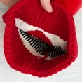 thumbnail image 4 of JAHH Baby Christmas Hat Toddler Knit Santa Hat Winter Baby Boy Girl Xmas Hat Christmas Beanie Hats for Little Kids (2-10 Years,Red), 4 of 4