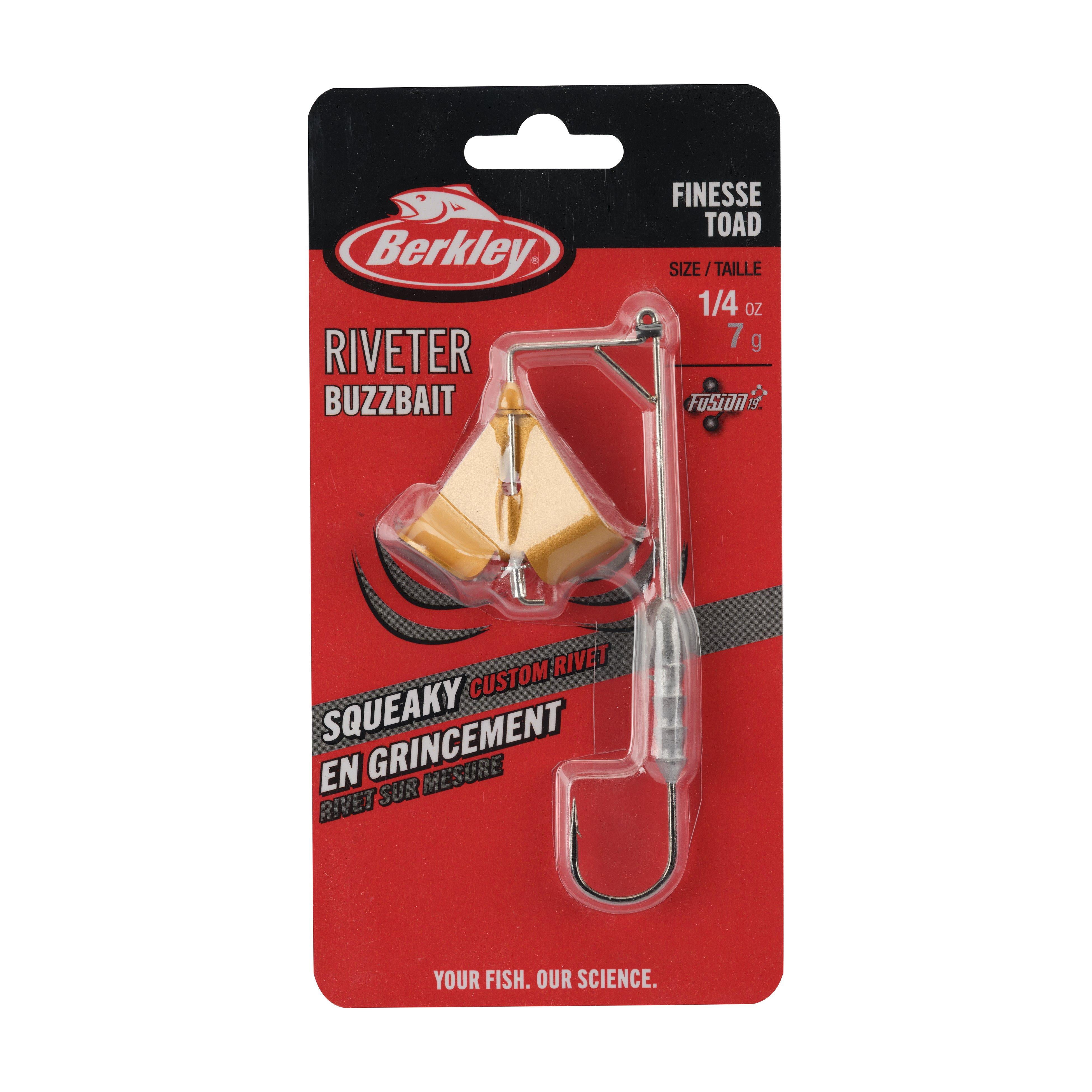 Berkley Toad Riveter Finesse, 1/4 oz, Gold