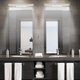 thumbnail image 2 of Luz LED para espejo de baño de 5 W, luz de maquillaje, luz blanca fría, aplique de pared de acero inoxidable, luz frontal para espejo de baño, luz antivaho para gabinete., 2 of 4