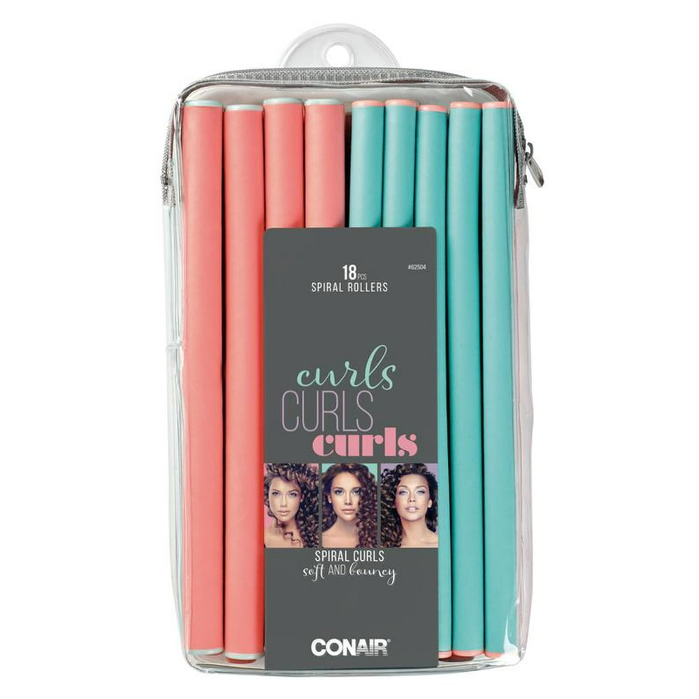 Conair Foam Hair Rollers, 18 ct Flexi rods, hair curlers, foam