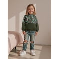 thumbnail image 5 of Miaouyo Kid Baby Boy Fall Sweatshirt Hoodies Camouflage Half Zip-up Long Sleeve Hooded Sweatshirt, 5 of 9