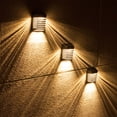 thumbnail image 4 of Luz de pared de seguridad solar para exteriores | Alimentado por energía solar, resistente al agua IP54, desde el anochecer hasta el amanecer, iluminación de 6 a 12 horas | Jardín, Cerca, Patio, 4 of 8