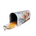 thumbnail image 5 of Gukieu Three Goldfish Watercolor Splash Print Magnetic Mailbox Cover, Sun-proof and Waterproof Home Yard Mailbox Cover-25.5x21 in, 5 of 8