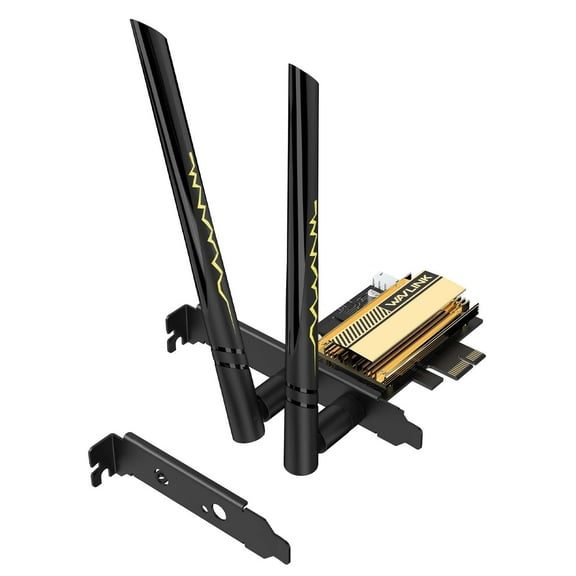AX5400M WiFi 6E PCIe Wifi Adapter with Bluetooth, MU-MIMO Wireless Signal Booster for Desktops Only