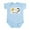 Sky Blue, variant on CafePress - Chick Magnet Infant Bodysuit - Baby Light Bodysuit, Size Newborn - 24 Months