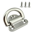 thumbnail image 1 of 2 anillos en D con almohadilla plegable para de barco, hardware marino, cornamusas pulidas y resistentes, anillo de para remolque de, 1 of 9
