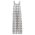 thumbnail image 4 of Women Valentines Baggy Overall Sleeveless Cute Heart Print Outfits Straight Leg Rompers Valentine Overalls with Pockets, 4 of 6