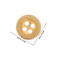 thumbnail image 2 of WASHWEPE 100pcs Shirt Buttons Plastic Silver Decorative Clothing for Teens, 2 of 8
