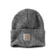 thumbnail image 1 of Gorro Carhartt de punto con puños para hombre, color blanco y negro, 1 of 6
