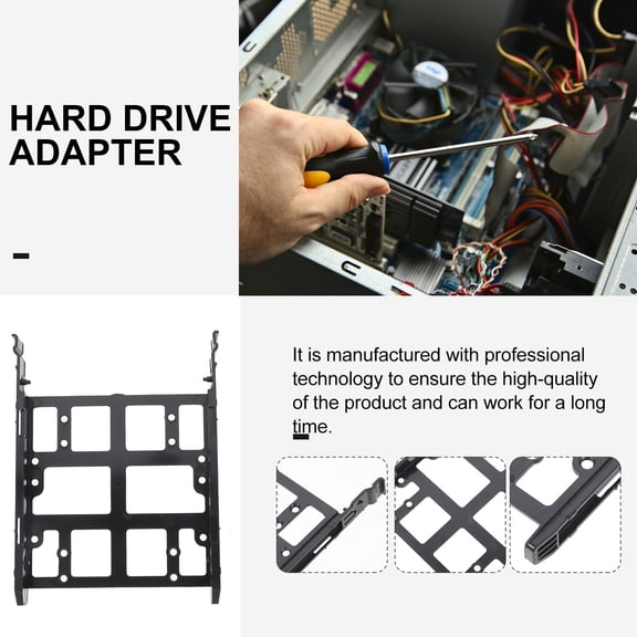 3pcs SSD Bracket PC Hard Drive Mount Rack for Computer Storage Drive Holder