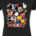 thumbnail image 3 of Disney - Mickey Tribute Panels  - Juniors Fitted Graphic T-Shirt, 3 of 5