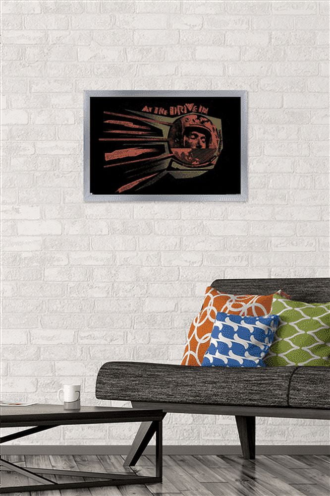 At the Drive-In - Sputnik Wall Poster, 14.725" x 22.375", Framed