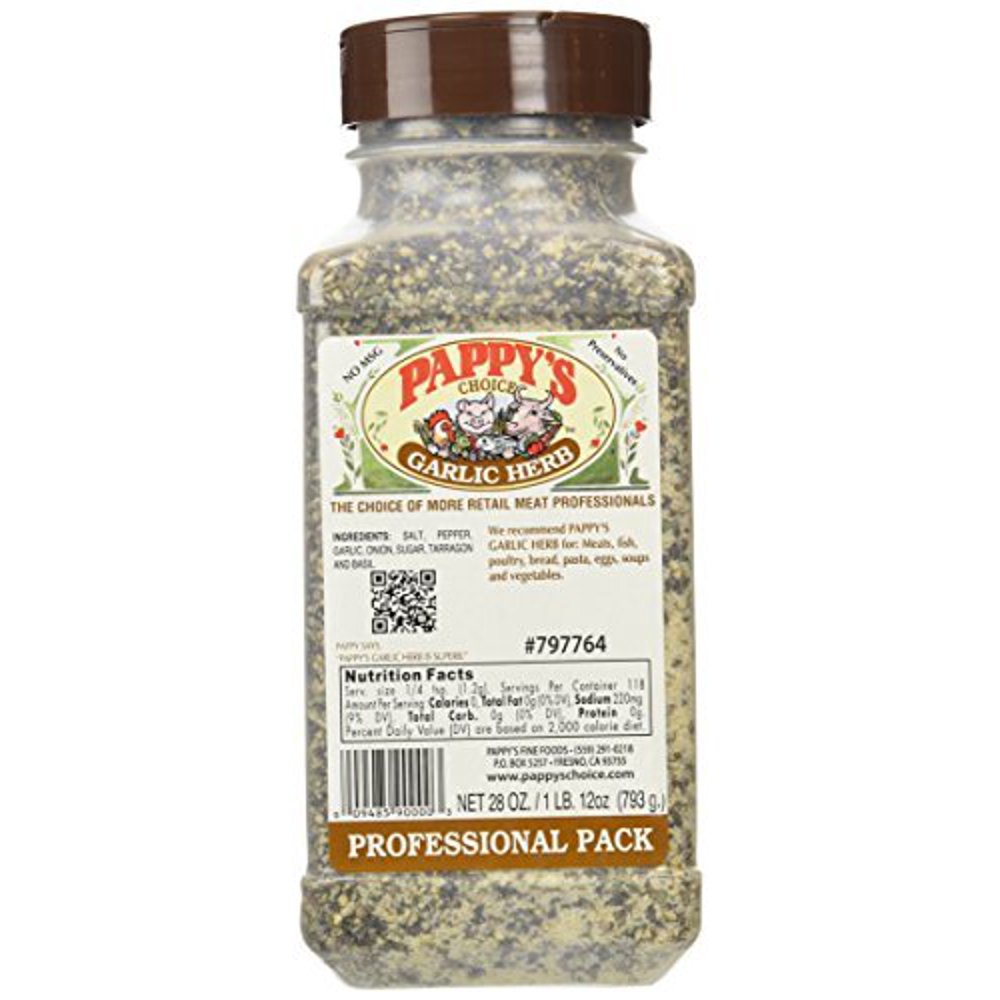 Pappy's Garlic Herb Seasoning (28 Oz Professional Pack)