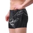thumbnail image 2 of Gukieu Majestic Forest Stag Print Men's Boxer Briefs, High Elastic Moisture Wicking Boxer Briefs Underwear-Medium, 2 of 5