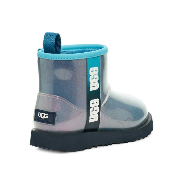 UGG Classic Clear Mini II Boots Kid s 5 Pink Combo