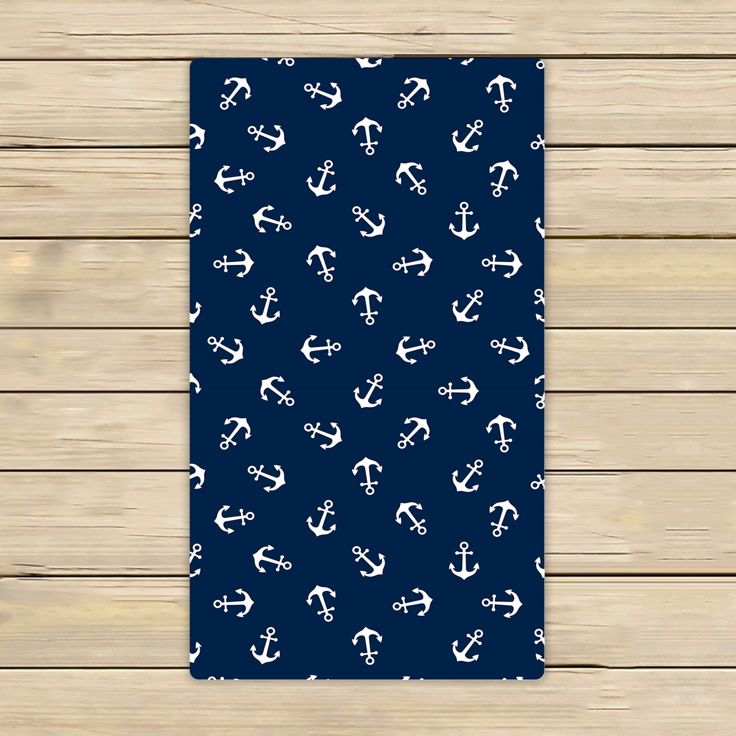 YKCG Nautical Anchors Hand Towel Beach Towels Bath Shower Towel Bath